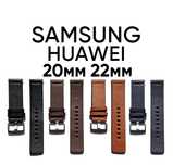 Ремешок для часов Samsung, Huawei, Amazfit кожа 20мм, 22мм