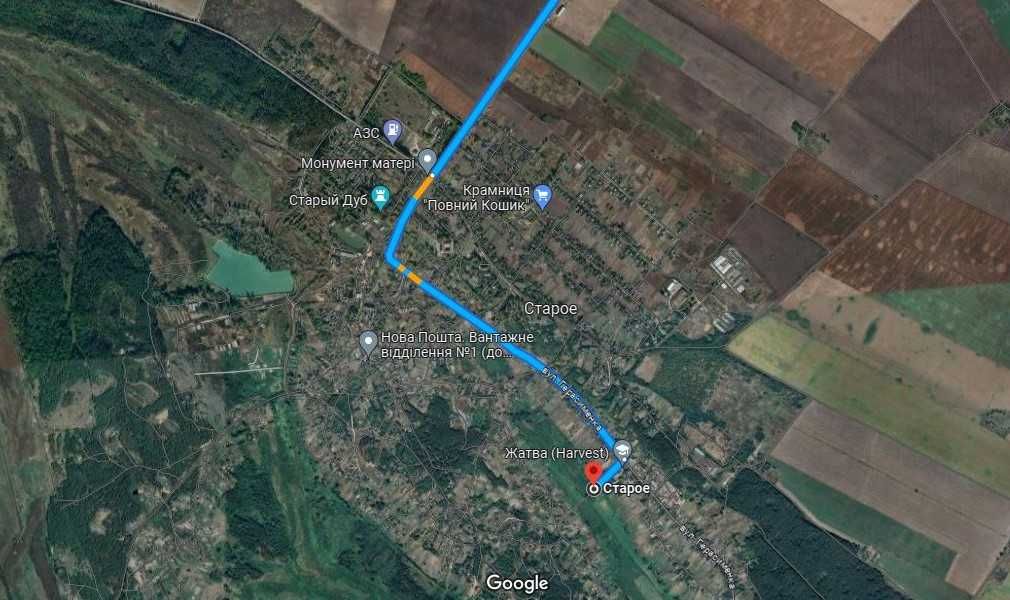 Участок 6 га центр села, рядом лес, озеро, река Днепр, Борисполь 28 км