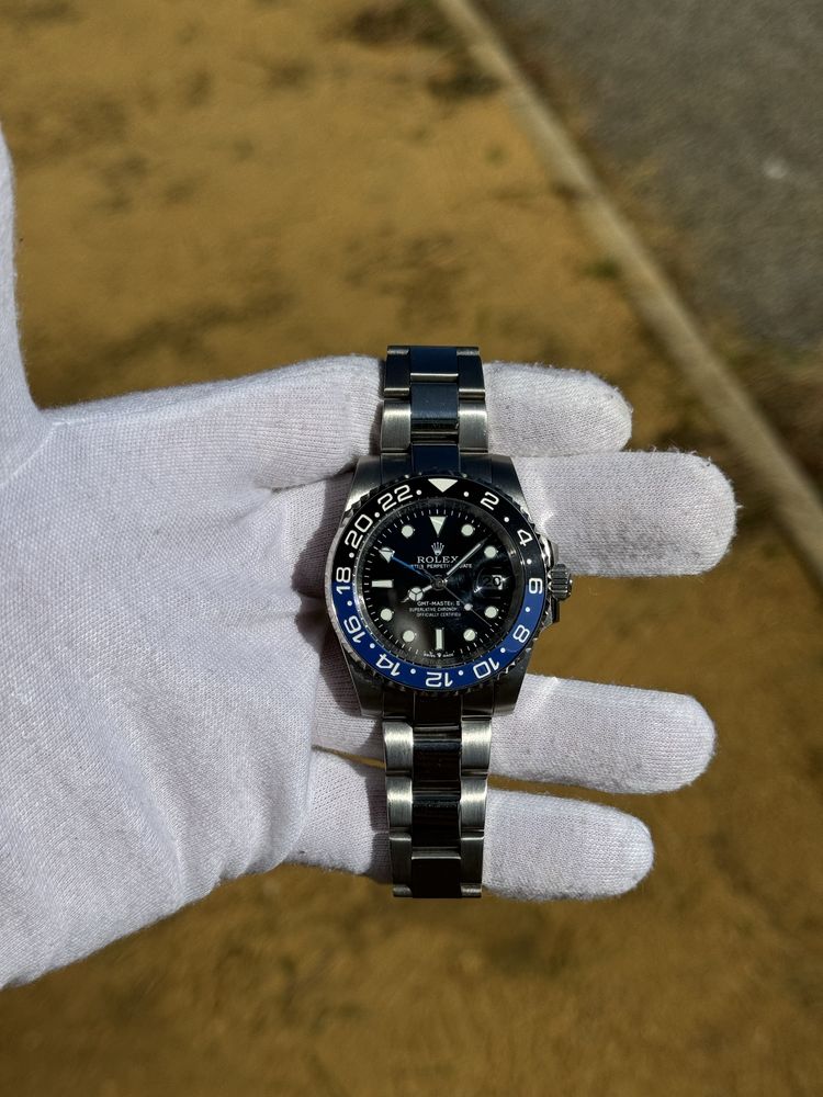 Rolex gmt master 2 batman azul