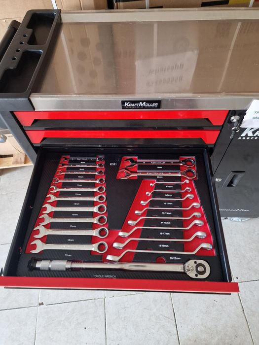 Pormação carrinho de Ferramentas XXXL 7 Gavetas completas novo