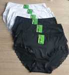 6×bambusowe Damskie majtki figi z koronką 2 /3 XL