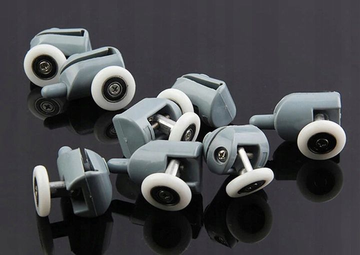 Rolki do kabiny prysznicowej zestaw 8szt kółka rolka drzwi przesuwnych