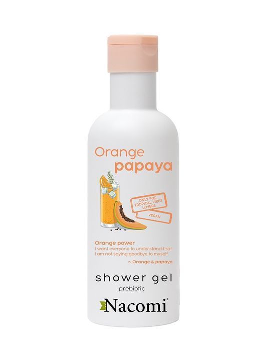 Nacomi Shower Gel Żel Pod Prysznic Pomarańcza I Papaja 300Ml (P1)