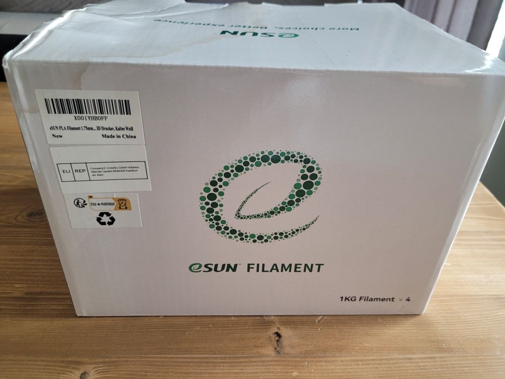 eSUN PLA Filament 1,75 mm, niestandardowy filament do drukarek 3D PLA