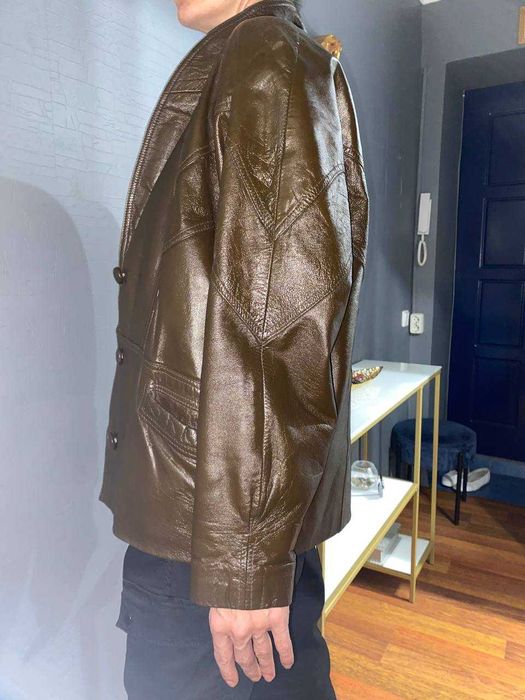 Пиджак куртка натуральная кожа