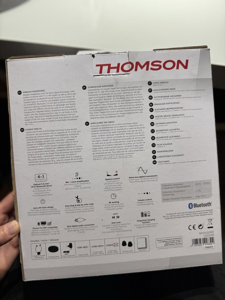 Sluchawki Thomson WHP6309BT Senior 4in1