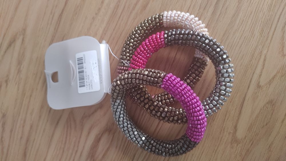 Nowe Bransoletki Promod - 3 sztuki