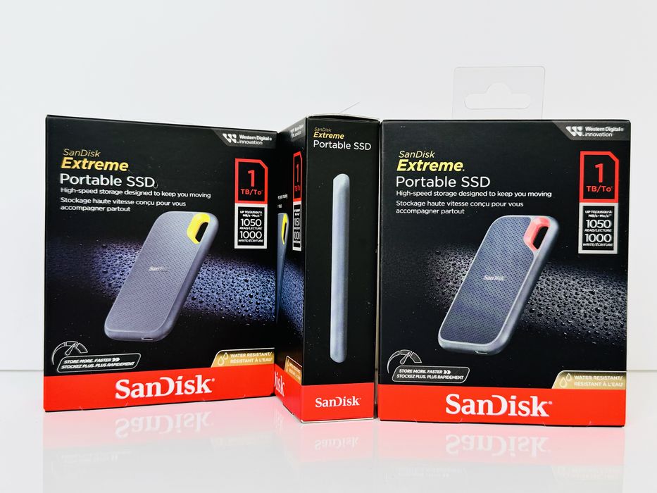 Зовнішній накопичувач SSD Жорсткий диск SanDisk Extreme Portable 1ТБ