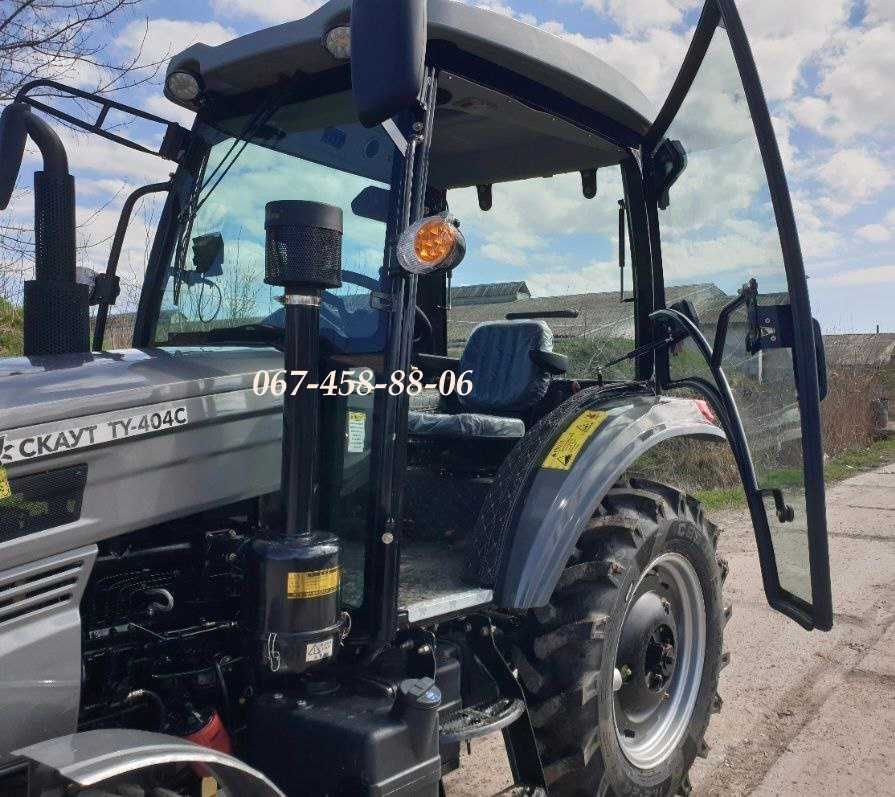 Трактор Скаут ТY-404С Реверс 2-диск зчепл Рівна підлога Двигун КМ490BT