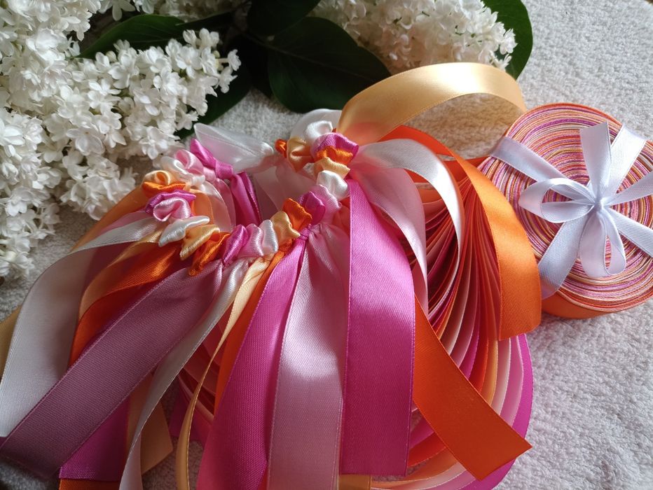 Ring oczepinowy 25 wstążek odwiązywane