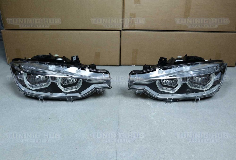 фари BMW f30 full led передні фул лед з блоками ф30 1:1 до оригіналу