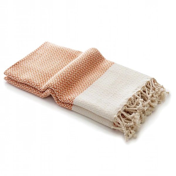 Ręcznik 100x180 Plażowy Kąpielowy Peri Hamam Elmas Miękki Boho