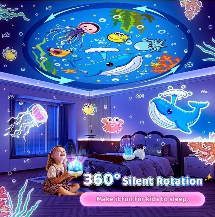 Projektor Lampka Glosnik 15 motywow