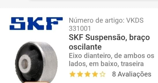 casquilhos de braço de suspensão