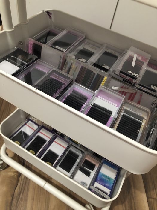 Lóżko kosmetyczne z akcesoriami