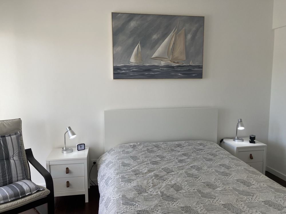 Apartamento T1 - 2ª Linha da praia c/garagem WI-FI