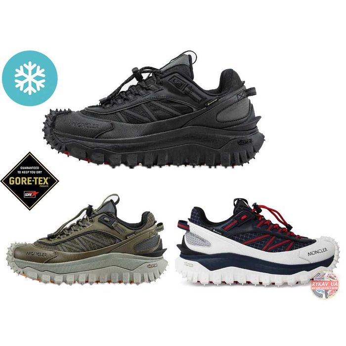 Зимние кроссовки Moncler Trailgrip Gore-Tex Termo монклер гортекс