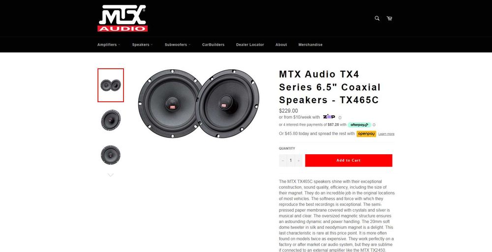 Динамик Колонка MTX audio tx465c динамік автодинамік автоакустика