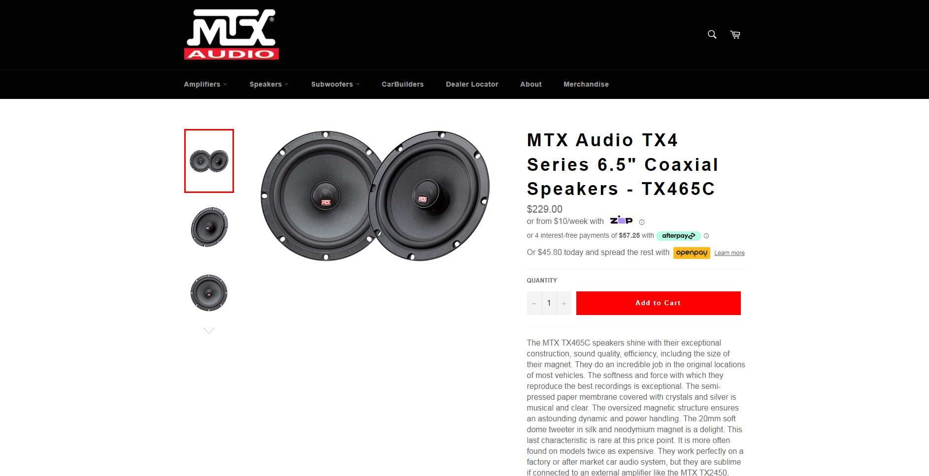 Динамик Колонка MTX audio tx465c динамік автодинамік автоакустика