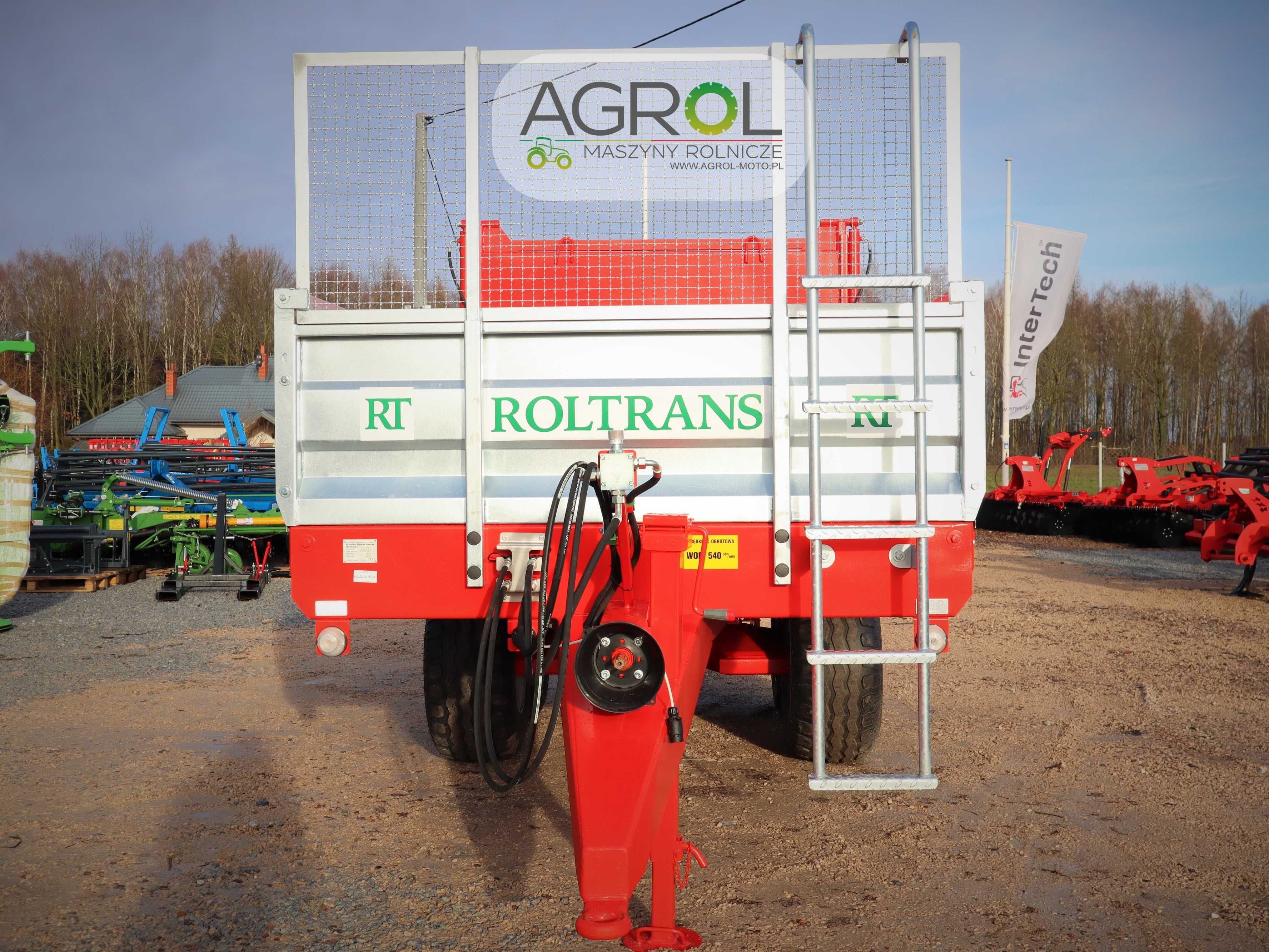 Rozrzutnik obornika 6 8 10l Rol-Trans Pronar pionowy poziomy skorupowy