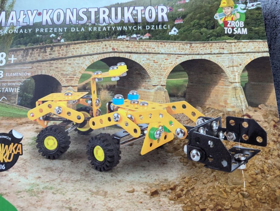 Mały konstruktor maszyna budowlana koparka 1630