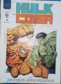 Livro da coleção Graphic Marvel Abril– Hulk e Coisa