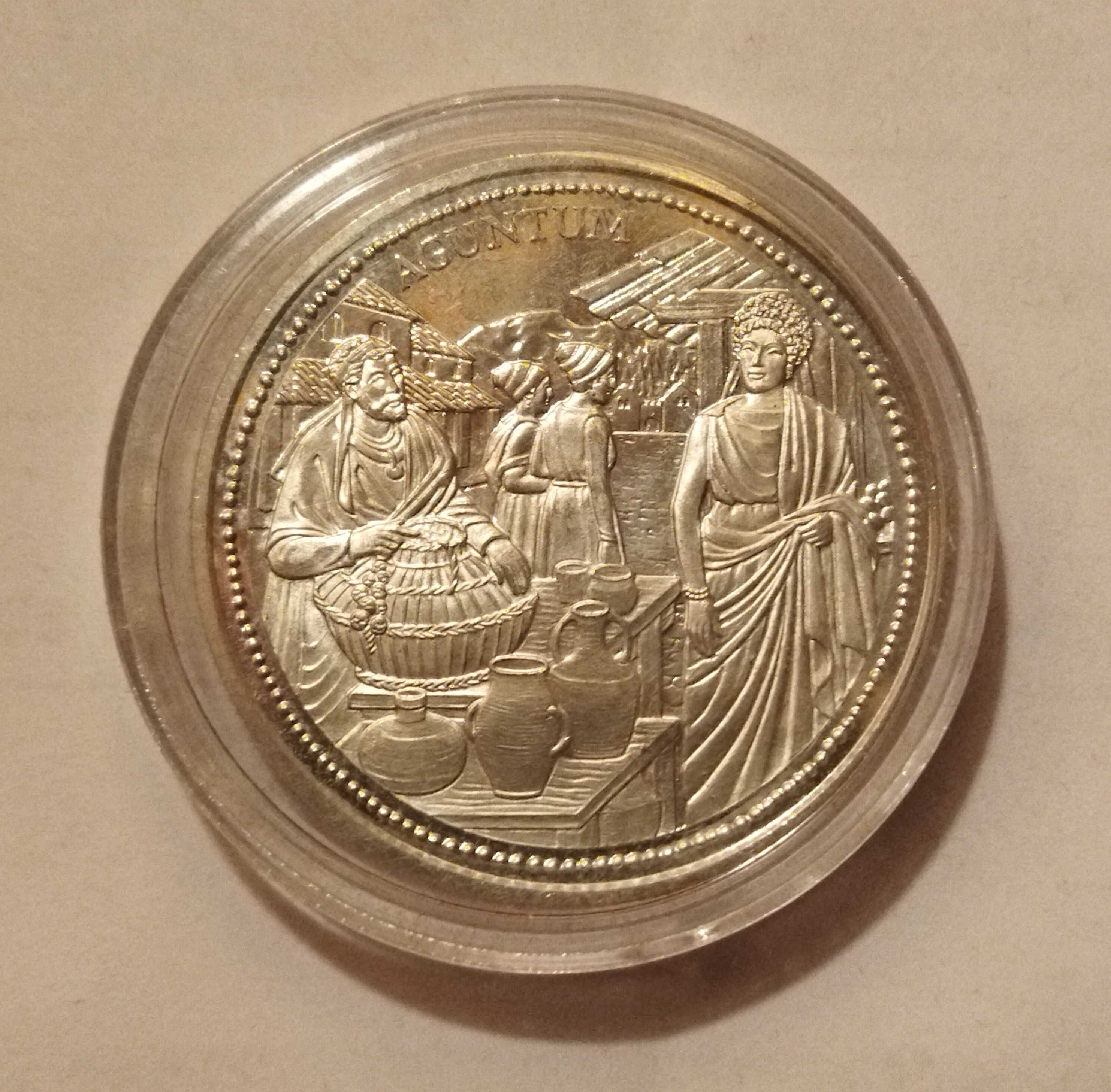 Srebrna moneta kolekcjonerska 20 euro 2011 - Aguntum, Austria