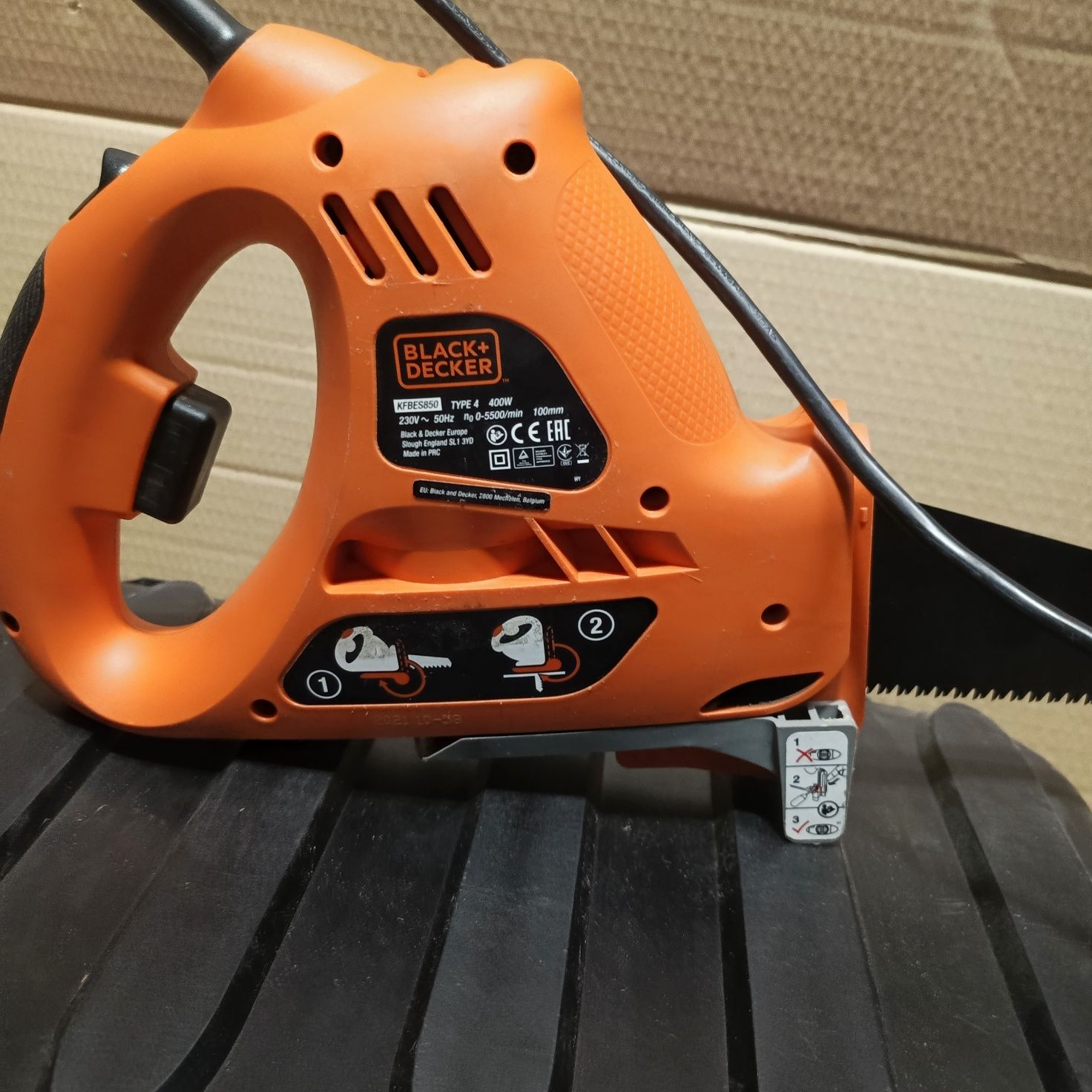 Piła szablasta Black decker scorpion