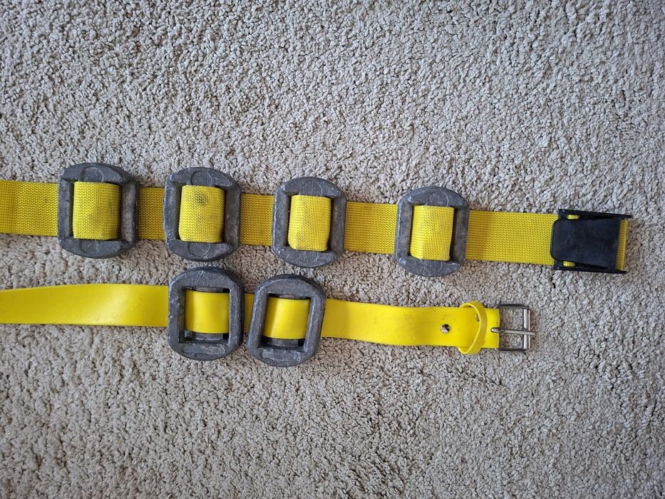 Cinto de pesos mergulho ou caça submarina