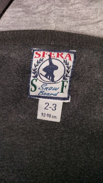 30€ o lote - Sweat com Capuz Sfera e Casaco quentinho Zara 2/3anos