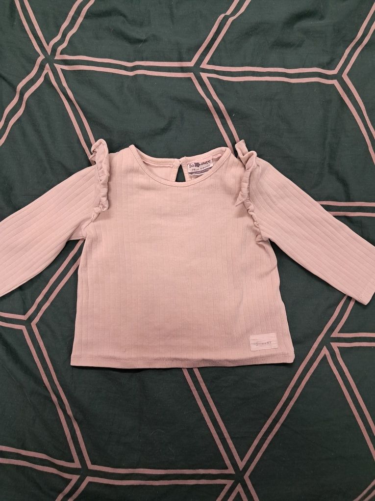 Bluzka koszulka T-shirt z długim rękawem 74 cm So Cute