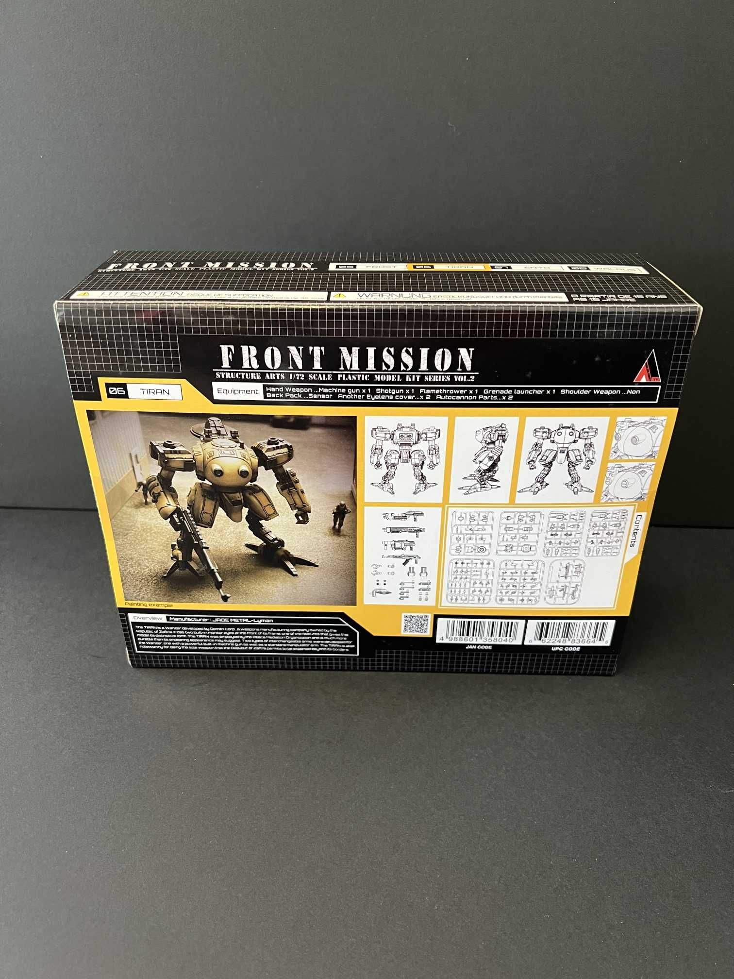 Front Mission Structure Arts Model Kits 1/72