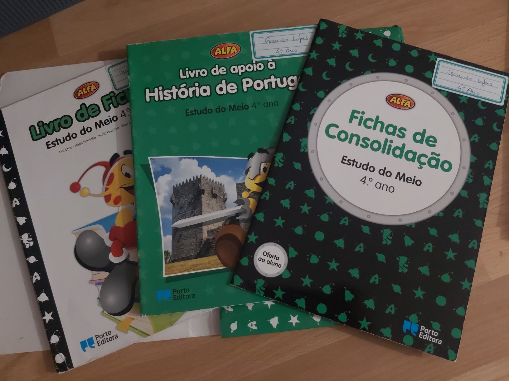 Kit Estudo do Meio 4° ano PORTO EDITORA