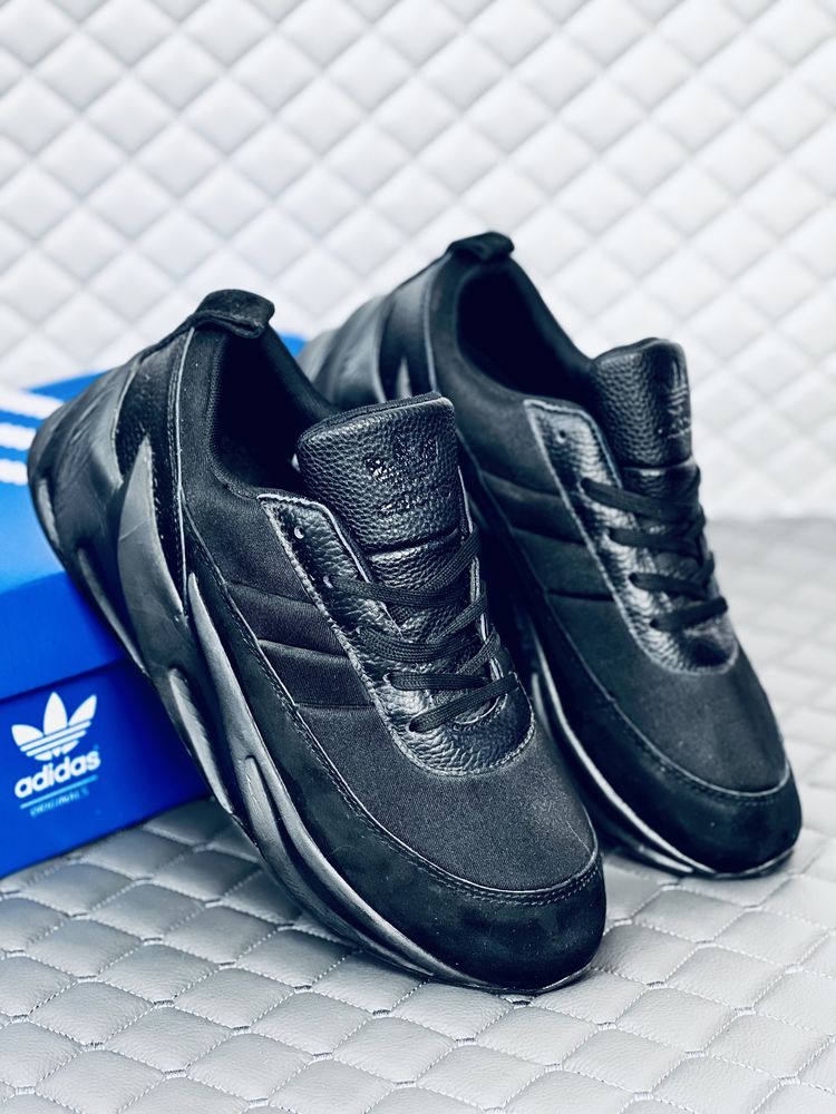 Adidas Sharks black кроссовки мужские Адидас Шаркс чёрные 42 размер