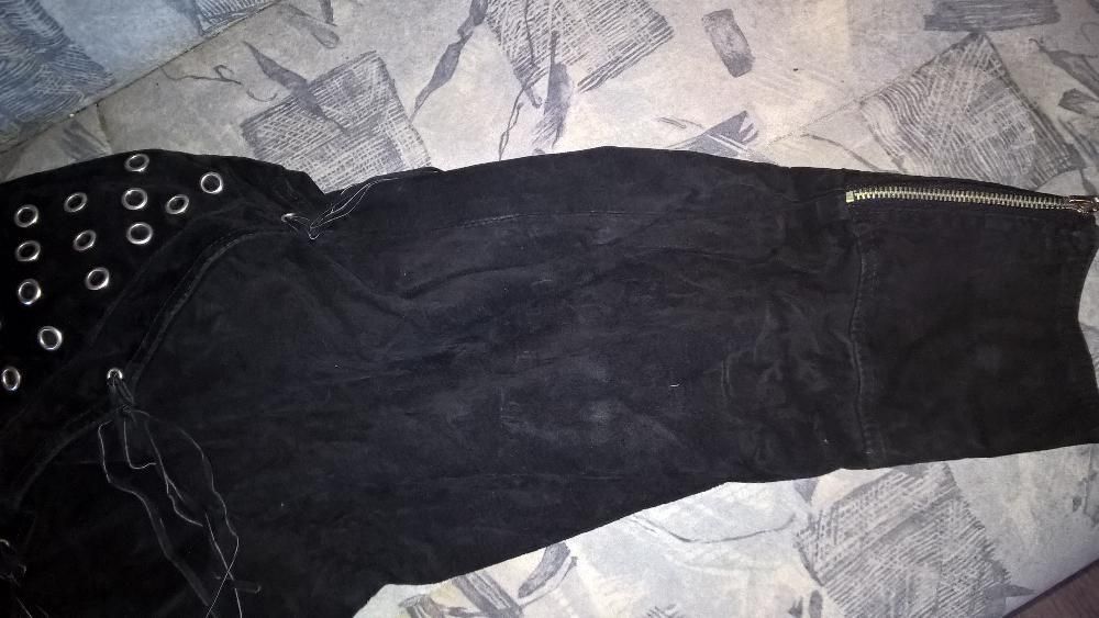 kurtka damska skórzana/zamszowa r40 ramoneska