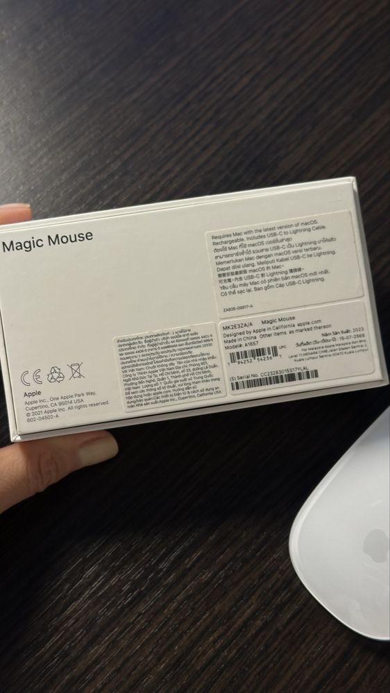 Миша Apple Magic Mouse 3 Silver 2021