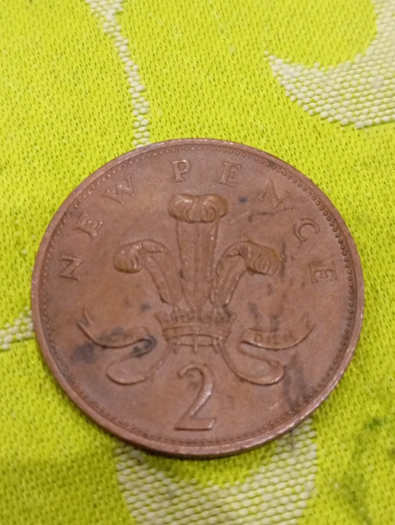 Moeda 2 New Pence 1979