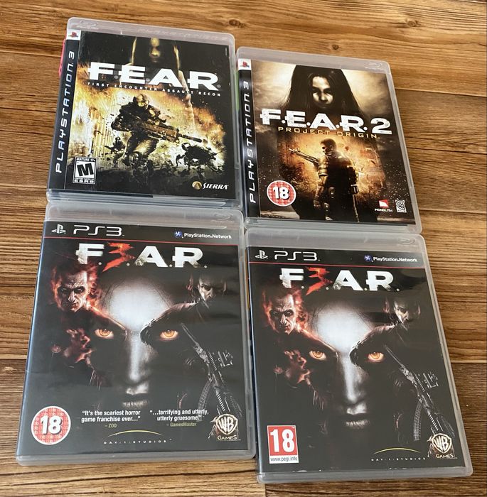 Sony PS3: Resident Evil, FEAR, Dead Space, Alien Isolation, Predator.