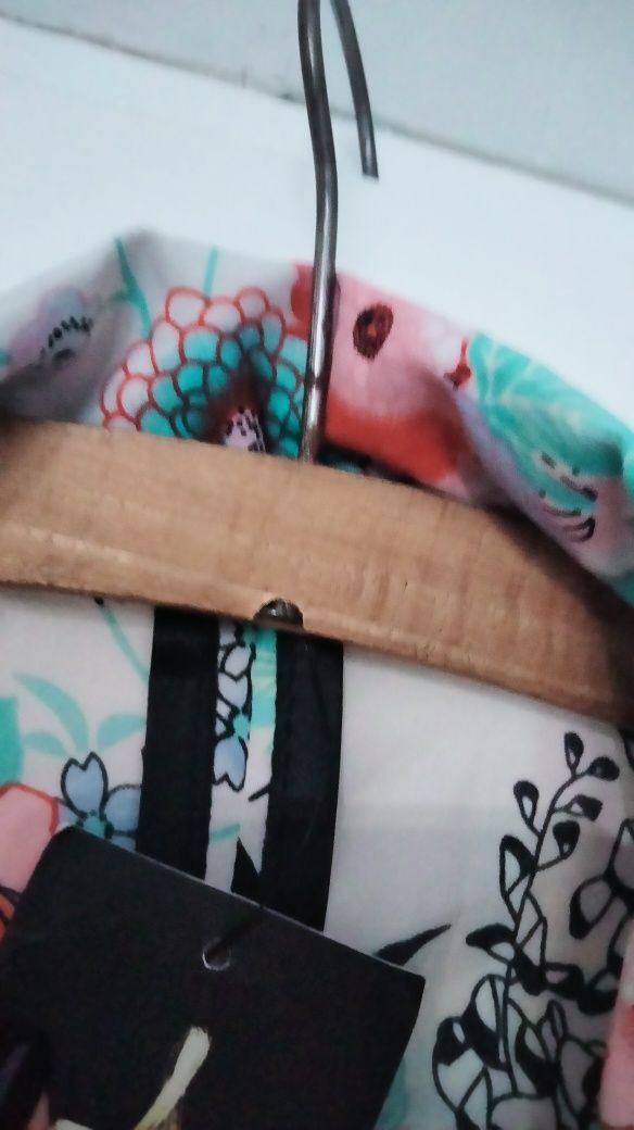 Koszula damska, boho, kolorowa, kwiaty, przewiewna, Plus Size, Atmosph