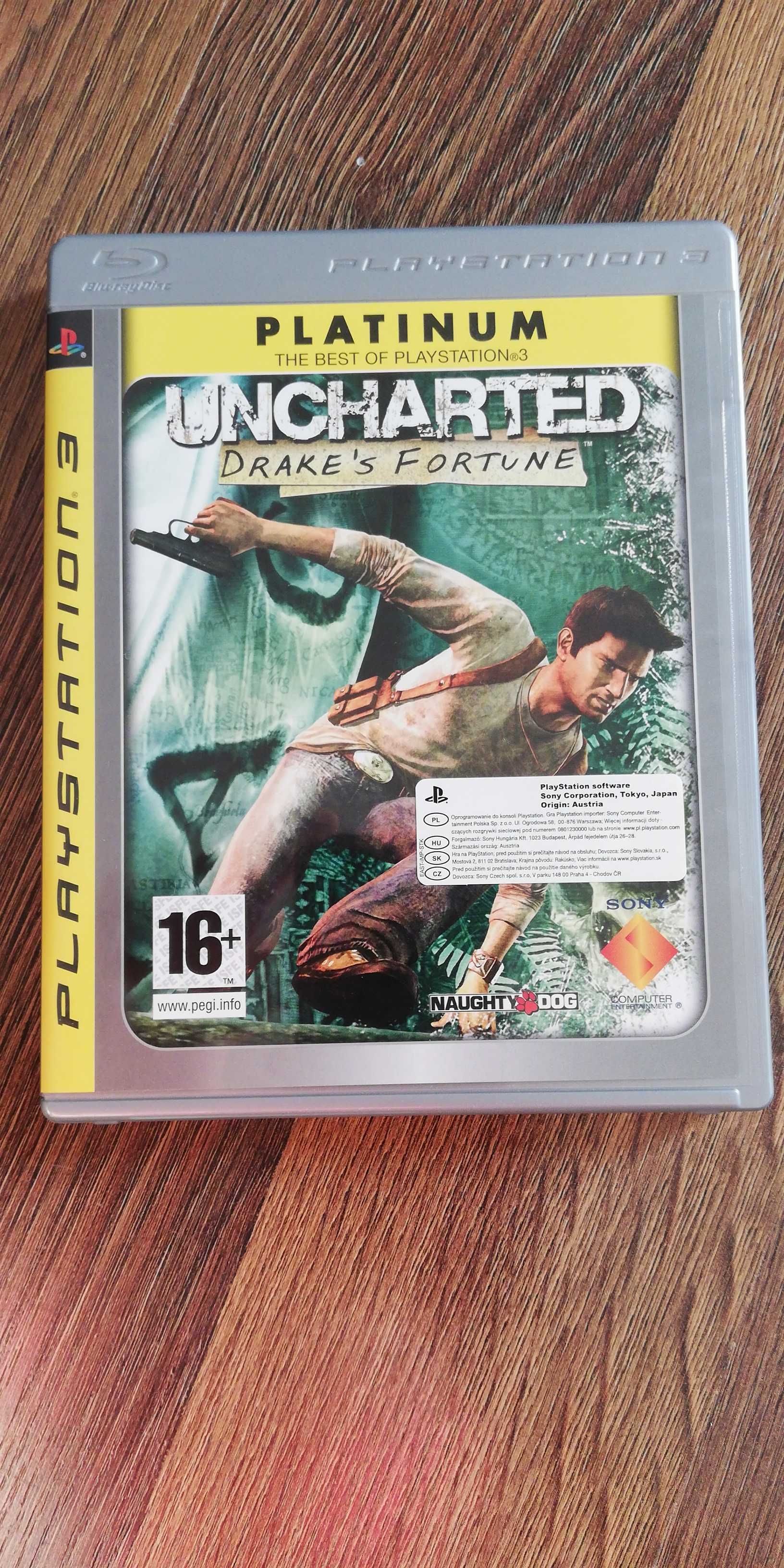 Gra przygodowa Uncharted Drakes Fortune na PS3 jak Nowa, Wa-wa