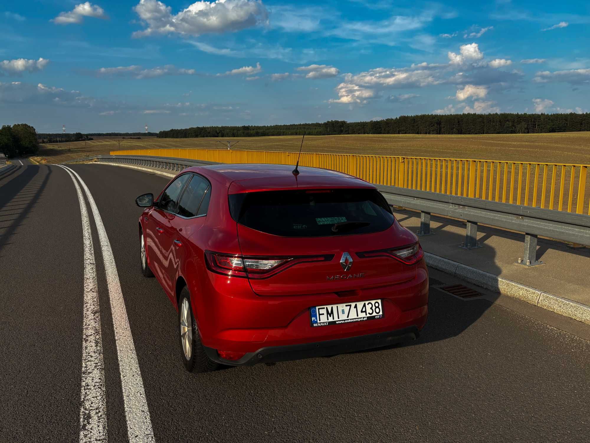 Renault megane 4 1.6 sce ben. 115KM 72tys. przebieg polski salon 2017r