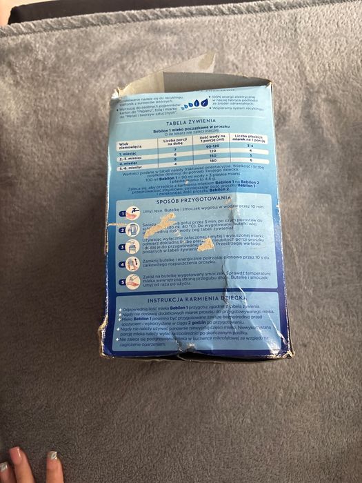 Mleko  dla niemowląt bebilon1