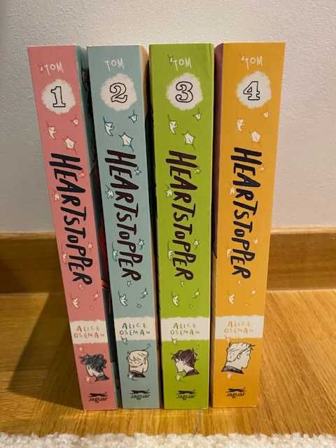 Heartstopper 4 tomy - Alice Oseman + torba z motywem Heartstopper