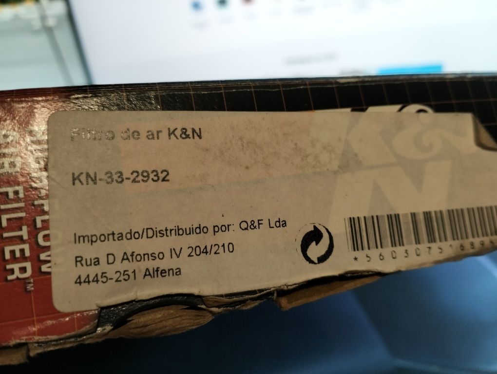 Filtro de ar KN 33-2932