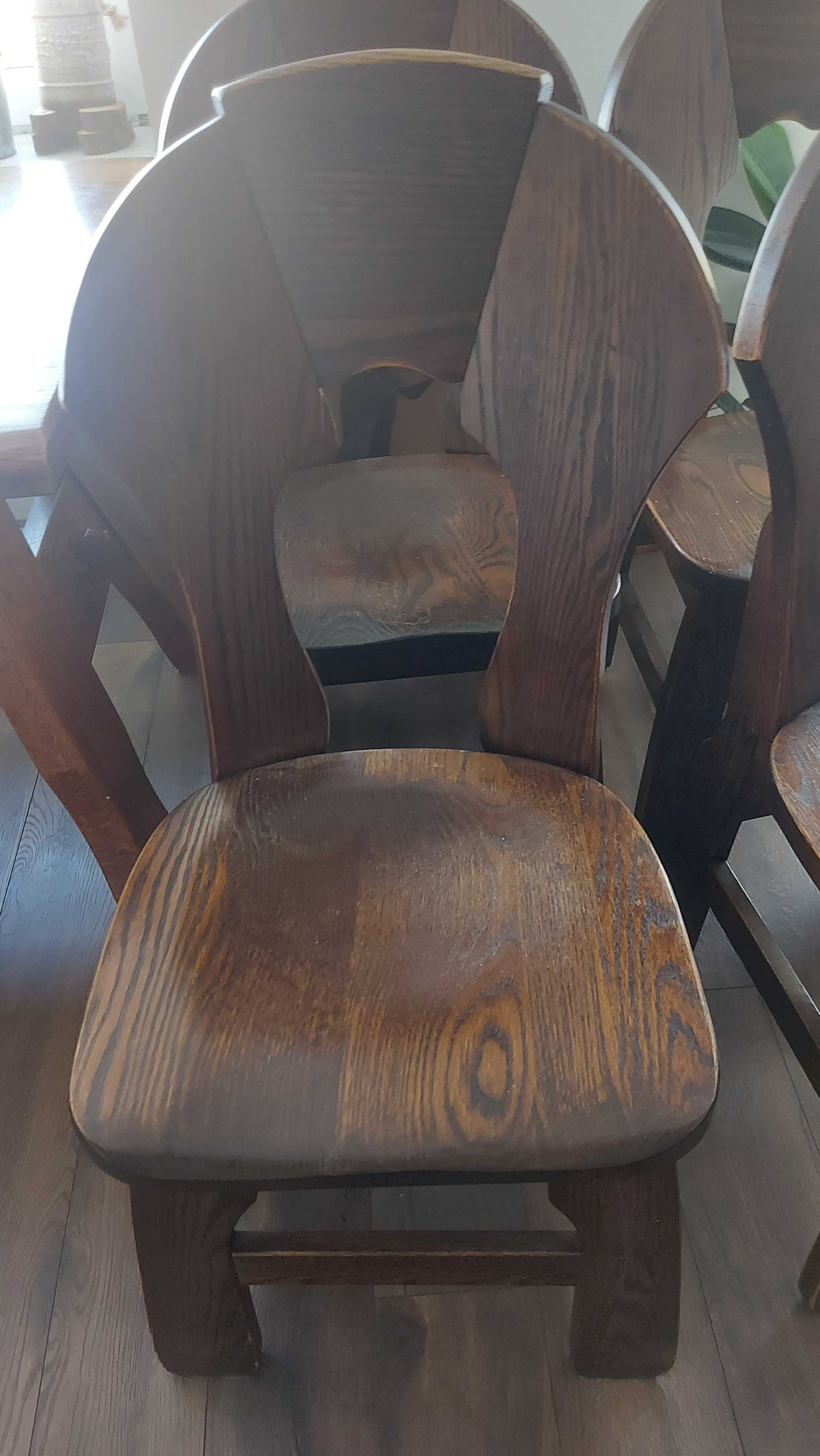 Krzesła dębowe 4 szt