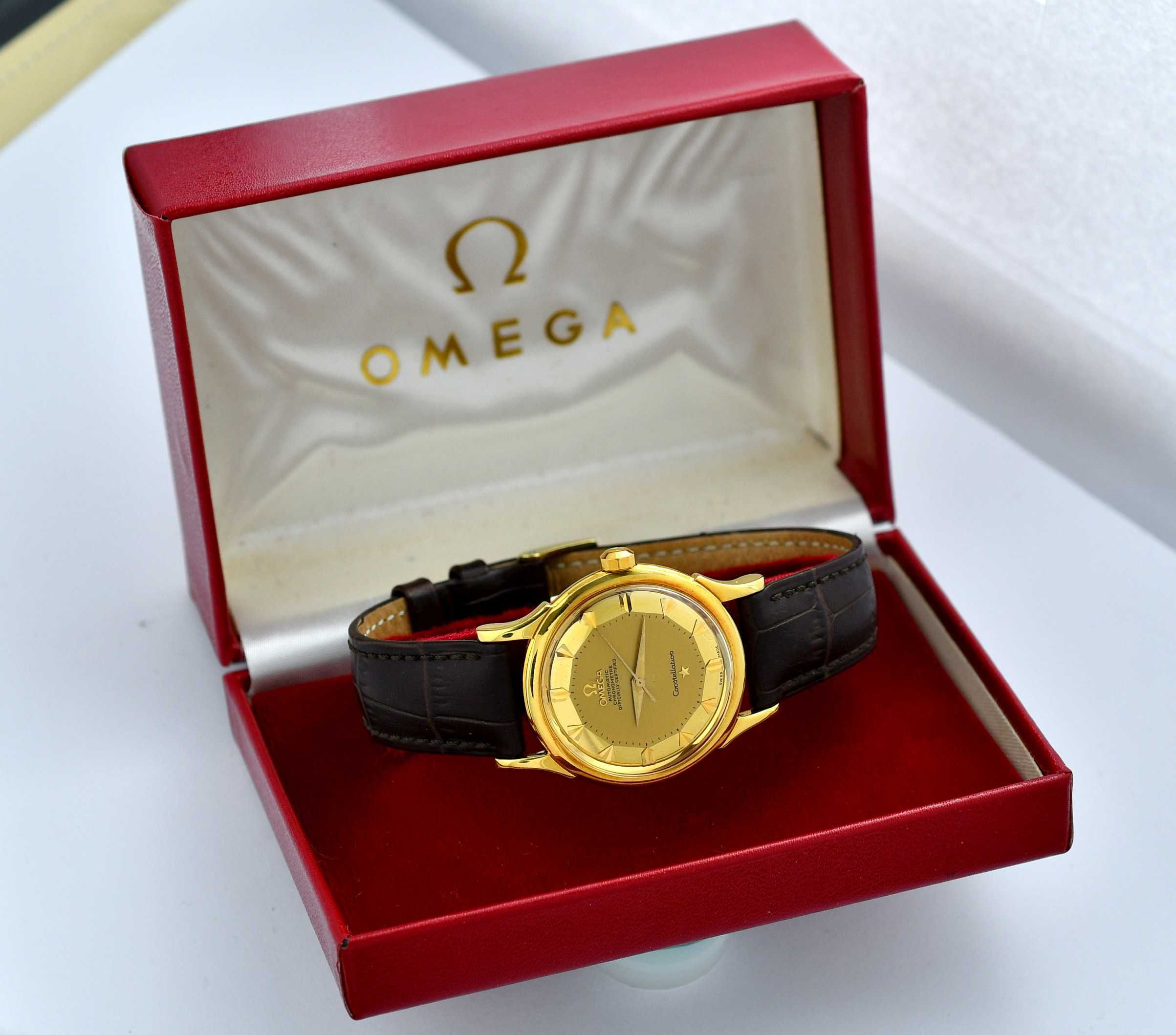 Zegarek OMEGA Constellation Automatic ZŁOTO 18K - Vintage z 1956 r.