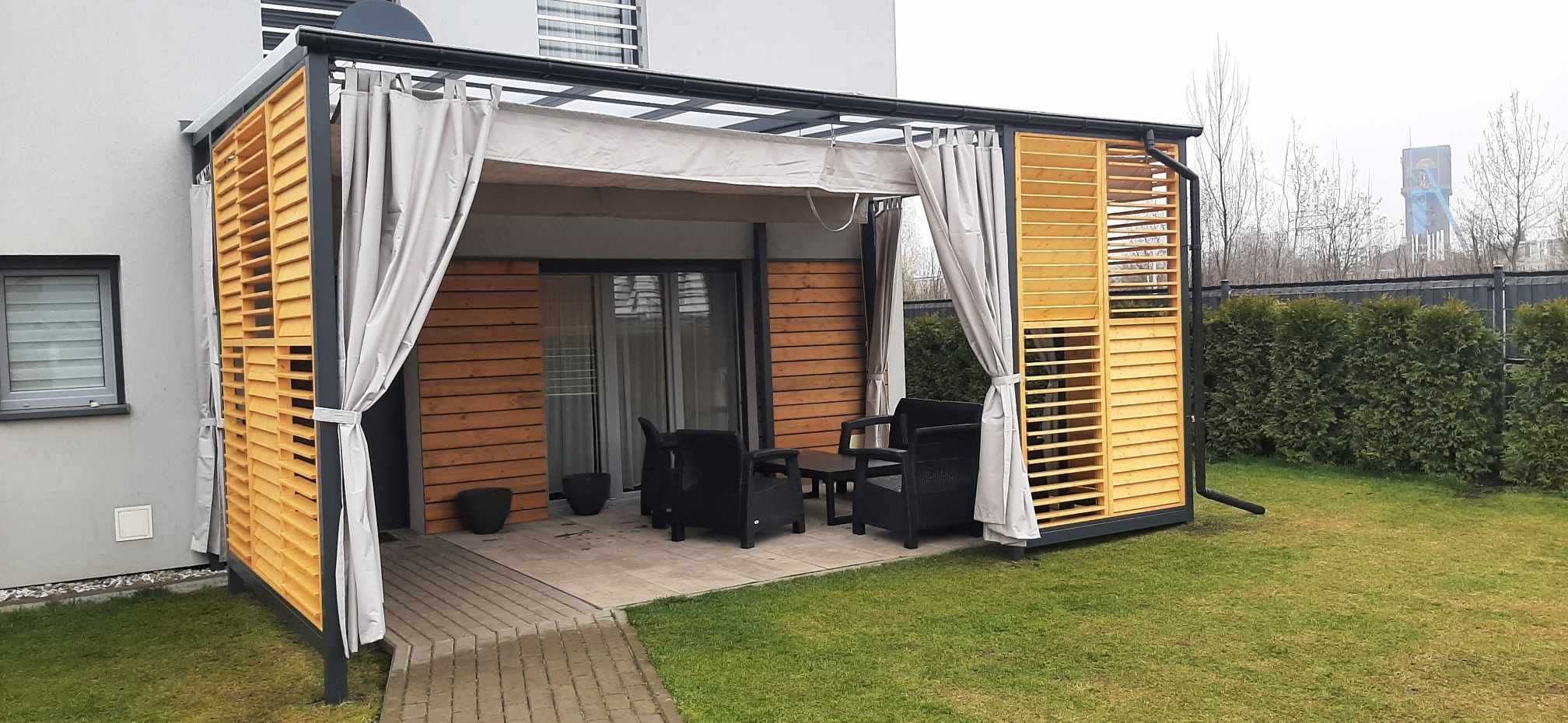 Żaluzje tarasowe - shuttersy do pergol, altan, tarasów, balkonów.