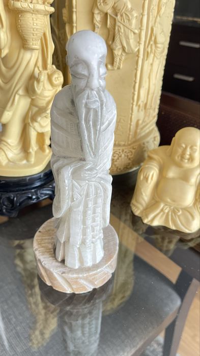 Estatueta de velho Sabio anciao chines