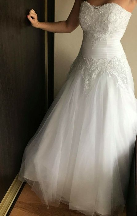 Suknia ślubna s/m 160cm