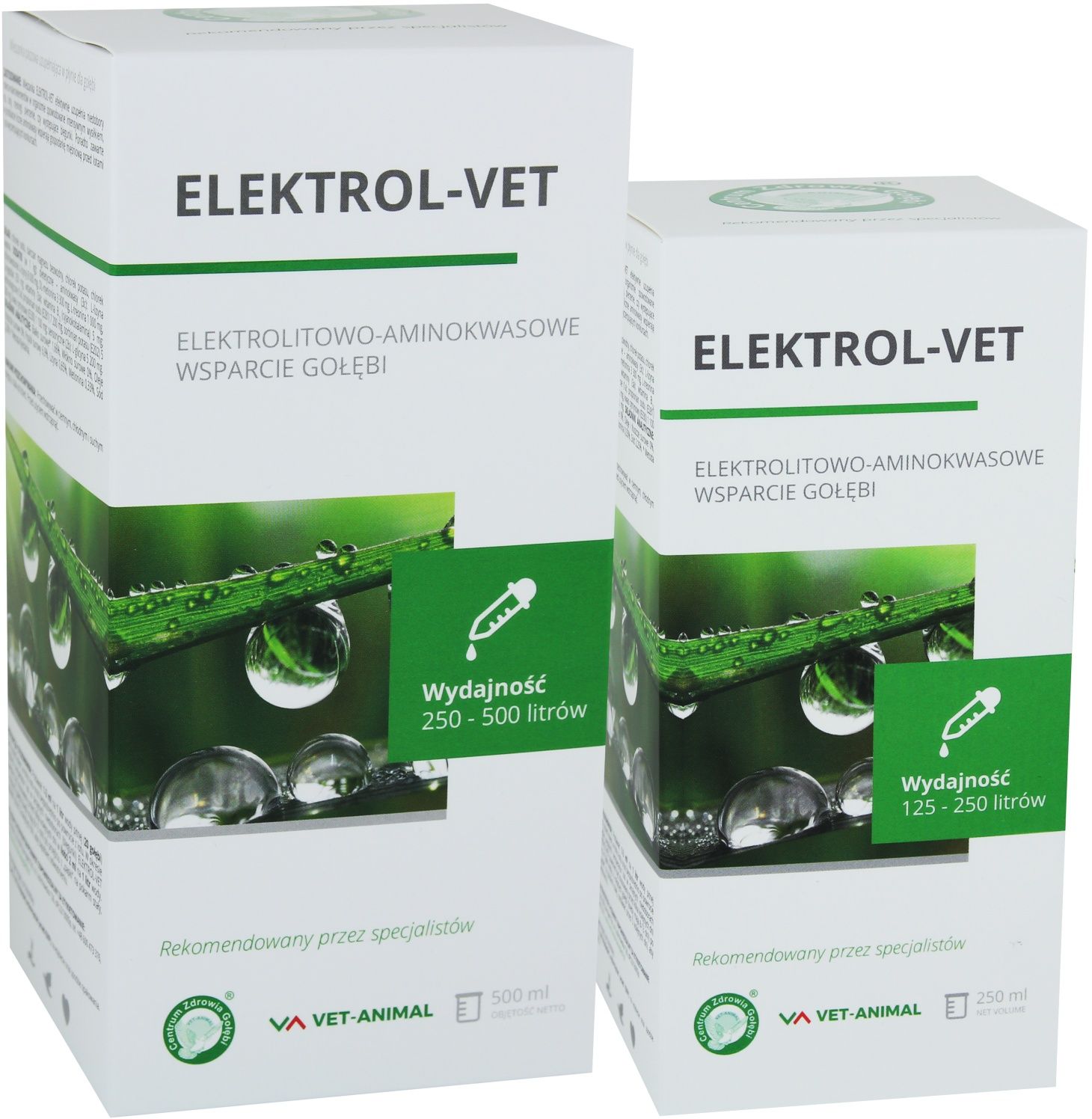 ELEKTROL-VET 250ml. Centrum Zdrowia Gołębi.